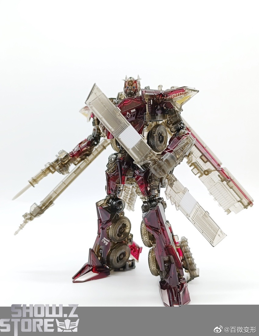 Sentinel Prime Clear posed armor articulation configurations display Sentinel Prime Clear posed armor articulation configurations display