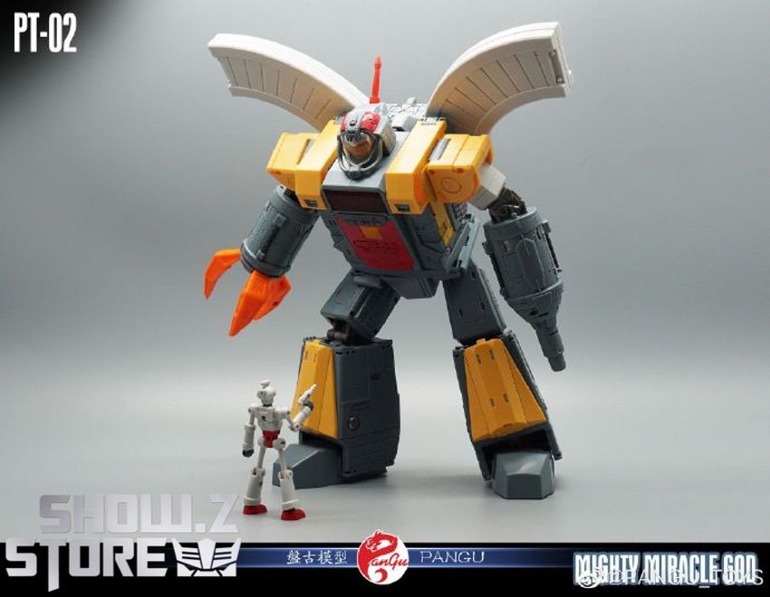 Pangu Toys Omega Supreme action pose details display Pangu Toys Omega Supreme action pose details display