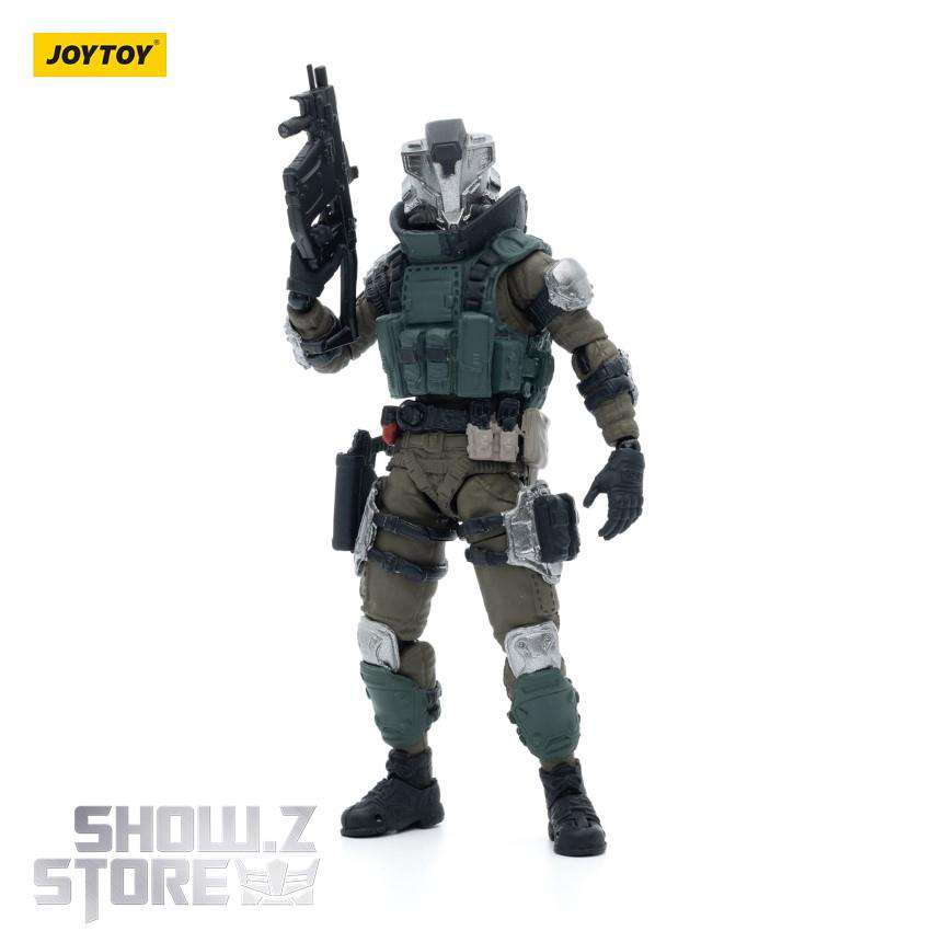 JoyToy Army Builder Figure 02 soldier standing gun display JoyToy Army Builder Figure 02 soldier standing gun display
