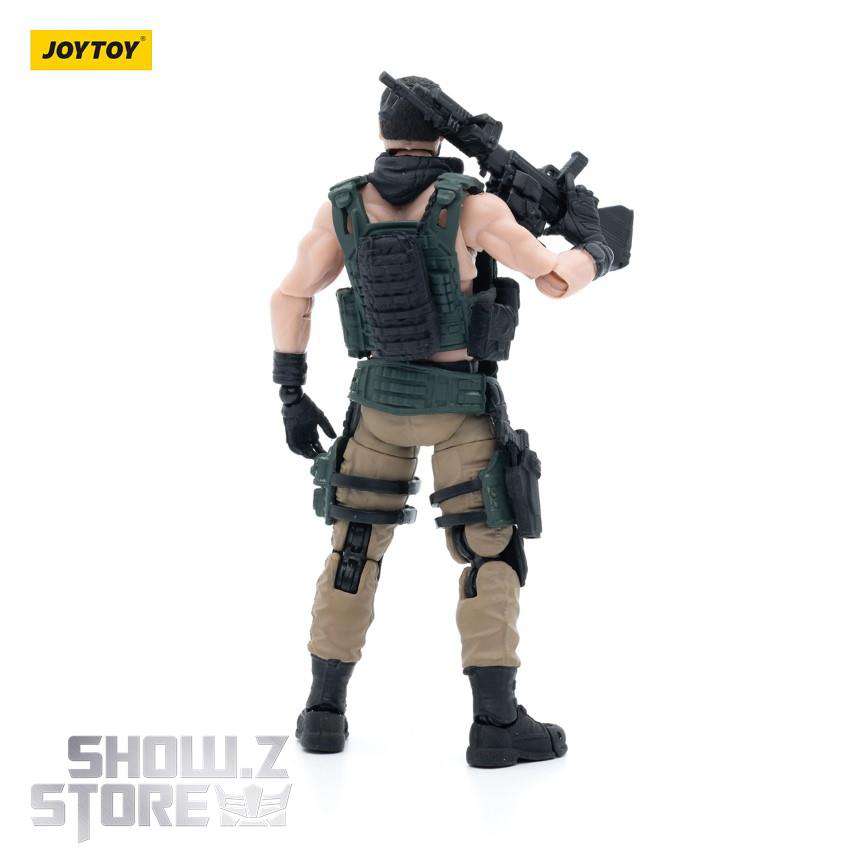 JoyToy Army Builder Figure 01 soldier jumping action pose JoyToy Army Builder Figure 01 soldier jumping action pose