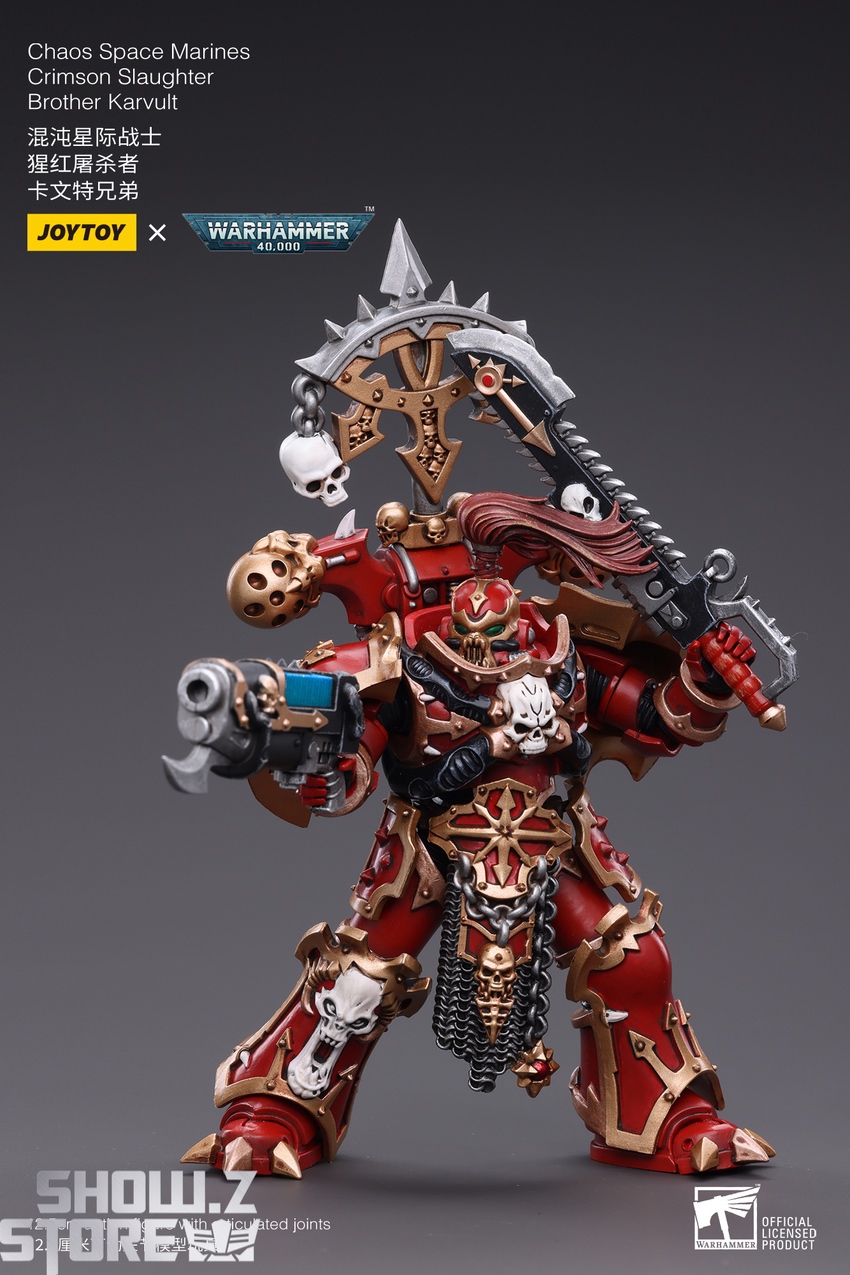 JoyToy Crimson Slaughter Karvult dual weapons dynamic stance JoyToy Crimson Slaughter Karvult dual weapons dynamic stance