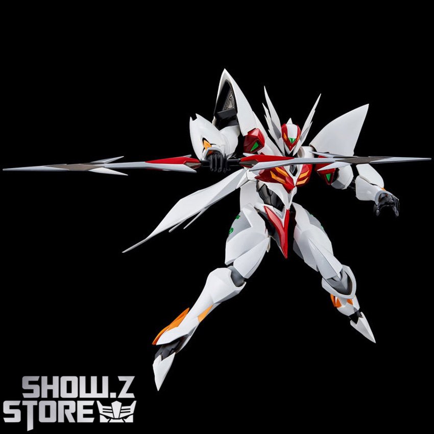 Tekkaman robot dynamic stance red white black armor display Tekkaman robot dynamic stance red white black armor display