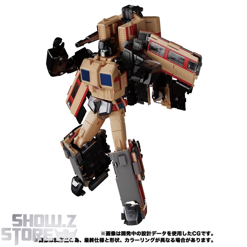 MPG-05 Seizan robot dynamic pose extended limbs display MPG-05 Seizan robot dynamic pose extended limbs display