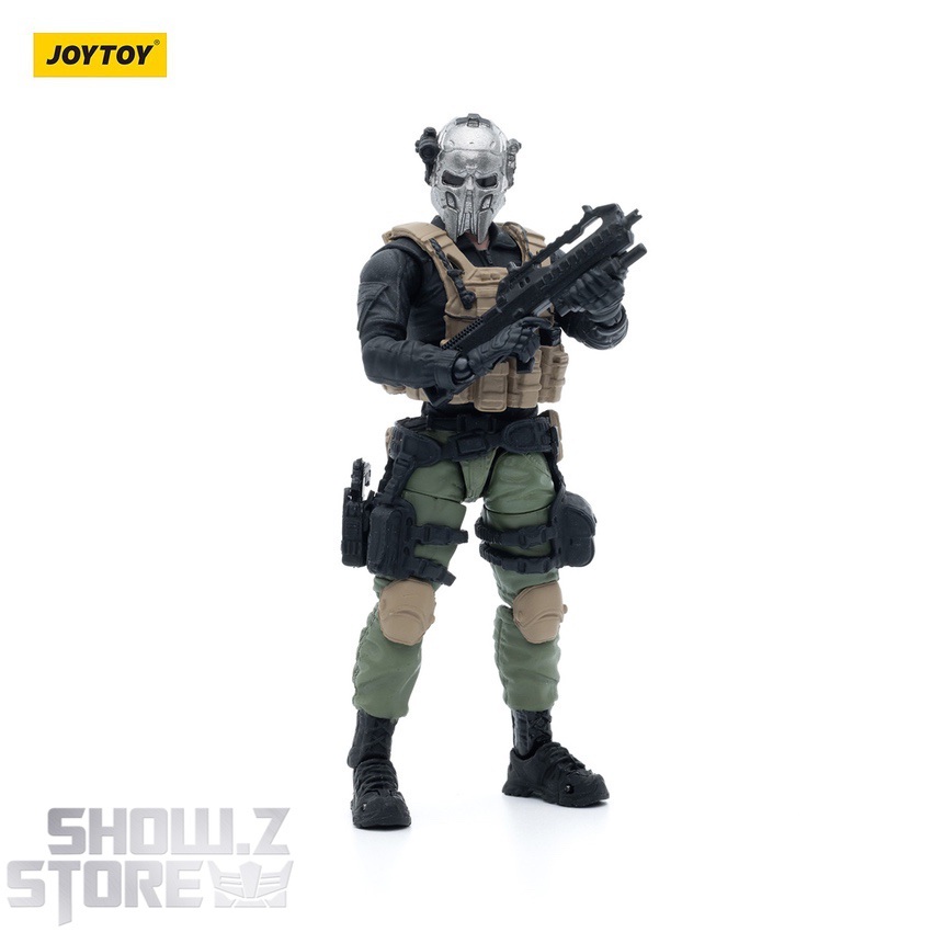 JoyToy Yearly Army Builder Figure 06 white helmet tactical front JoyToy Yearly Army Builder Figure 06 white helmet tactical front