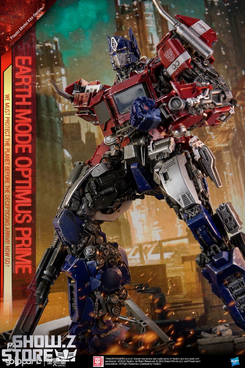 Assembled Optimus Prime robot figure Assembled Optimus Prime robot figure