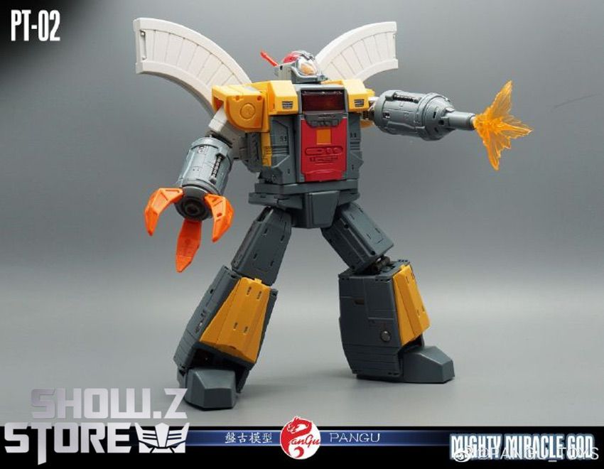 Omega Supreme robot weapons extended display pose Omega Supreme robot weapons extended display pose