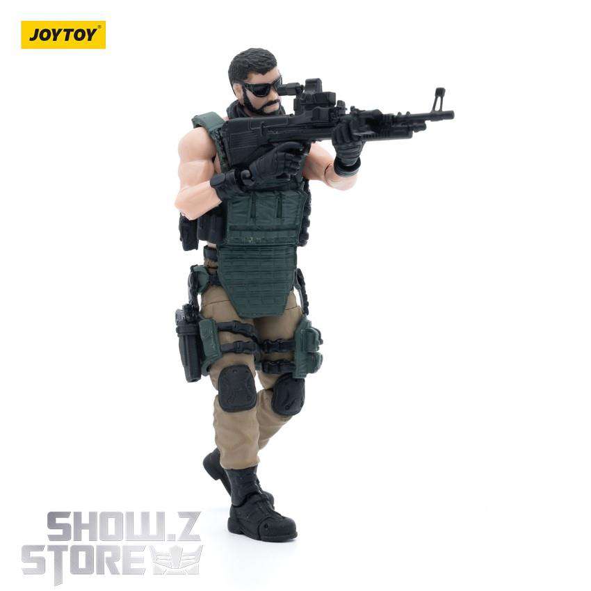 JoyToy Figure 01 tactical soldier aiming rifle forward stance JoyToy Figure 01 tactical soldier aiming rifle forward stance