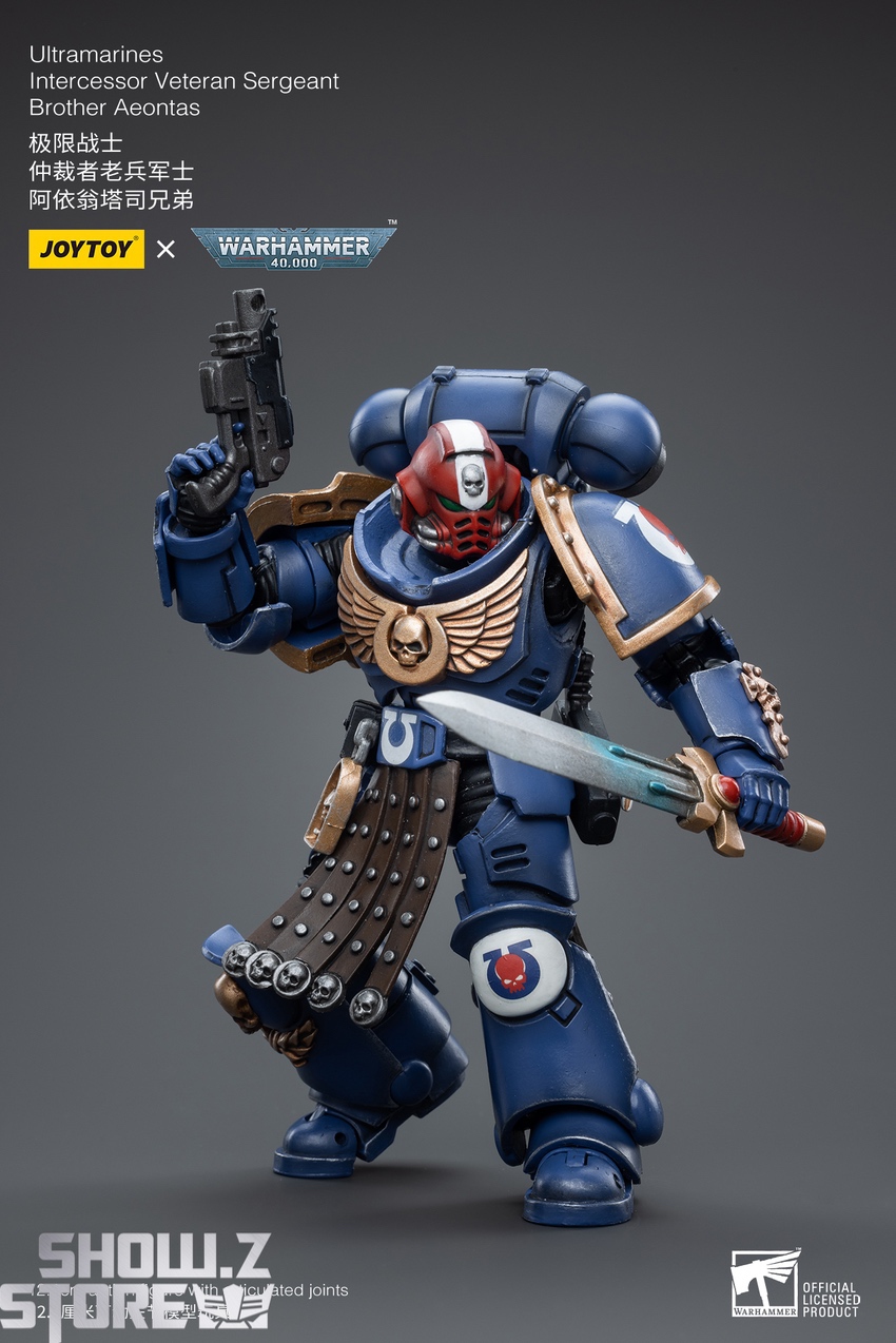 JoyToy Sergeant Aeontas sword raised pose display angle JoyToy Sergeant Aeontas sword raised pose display angle