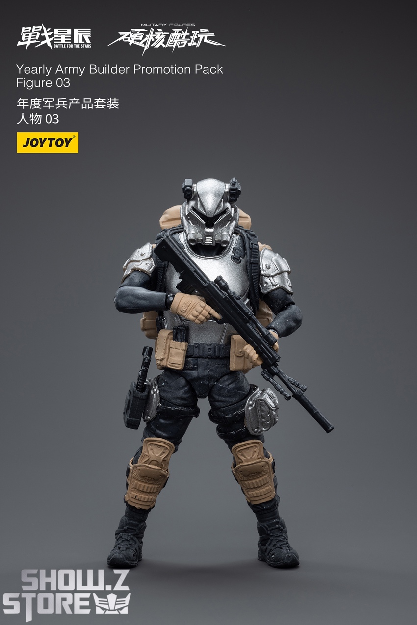 JoyToy Figure 03 soldier holding rifle raised weapon action JoyToy Figure 03 soldier holding rifle raised weapon action