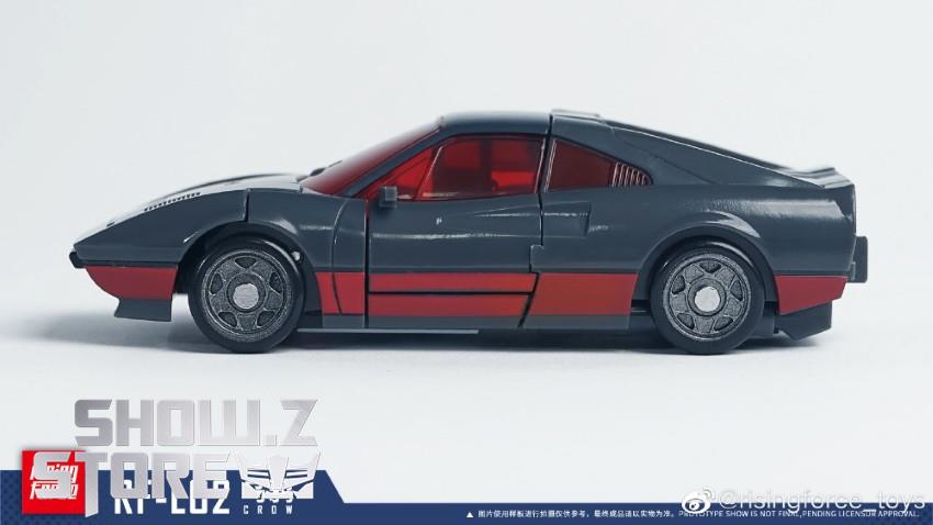 Wildrider robot in vehicle car mode red black Wildrider robot in vehicle car mode red black