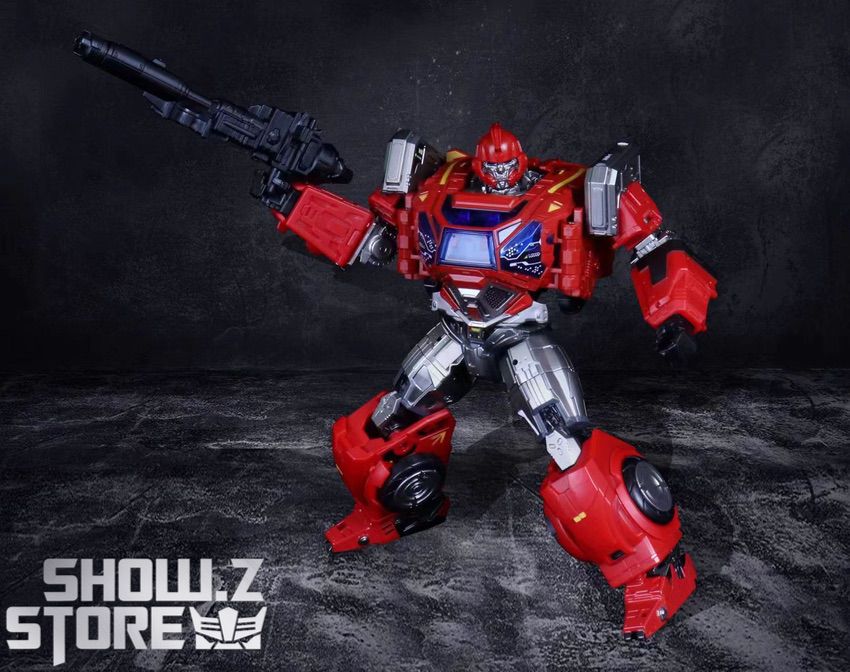 Shock Warrior SW-02 Ironhide robot action pose configuration Shock Warrior SW-02 Ironhide robot action pose configuration