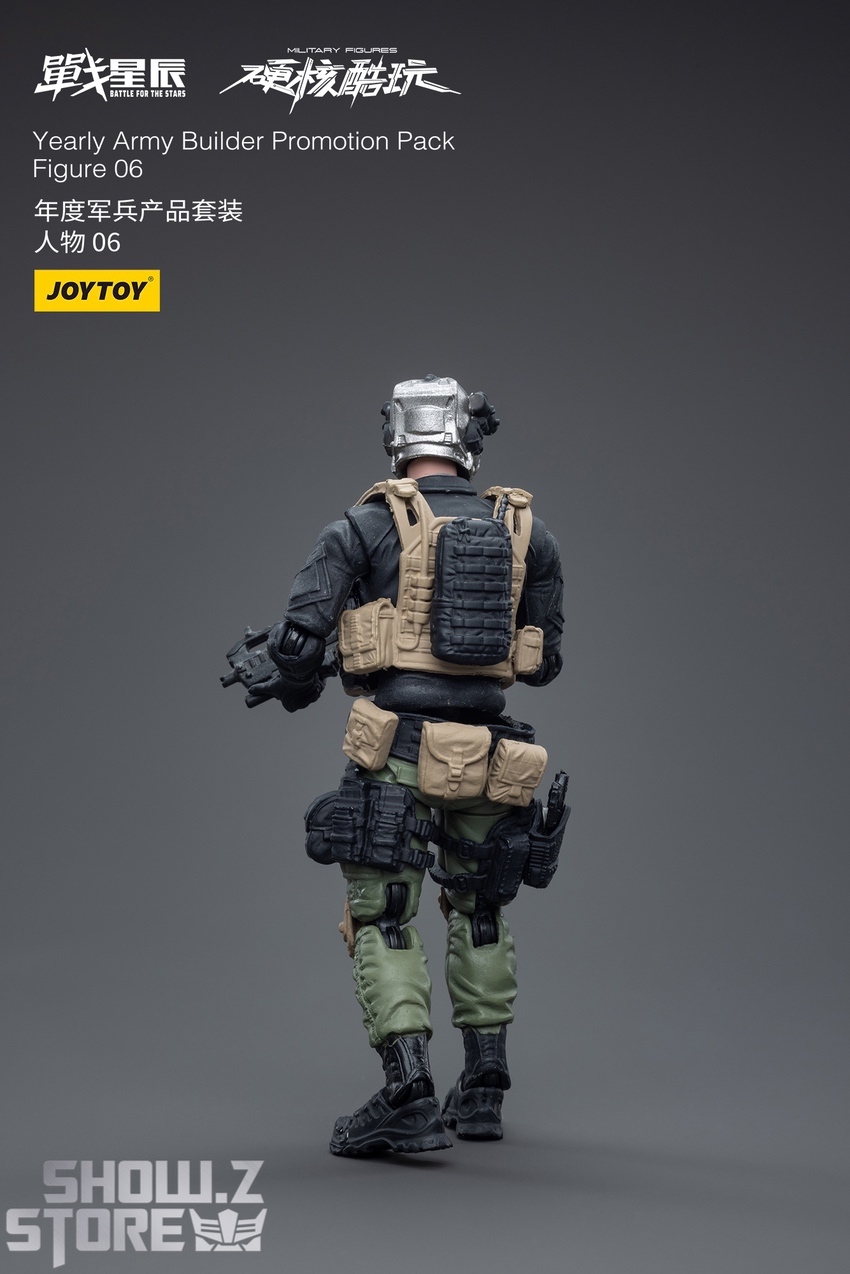 JoyToy Figure 06 soldier holding rifle weapon running stance side JoyToy Figure 06 soldier holding rifle weapon running stance side
