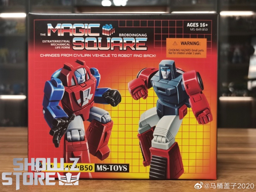 Magic Square MS-B49 MS-B50 set two figures robot standing Magic Square MS-B49 MS-B50 set two figures robot standing