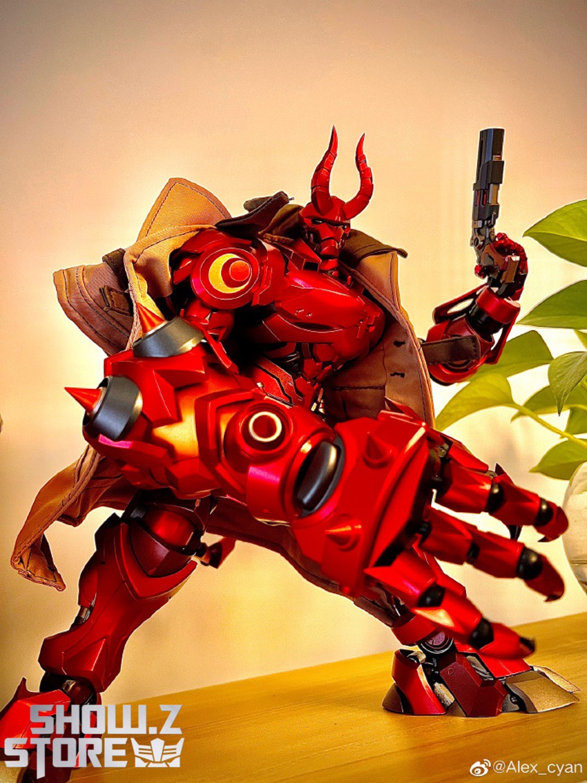 Hellboy red demon character full body pose Hellboy red demon character full body pose