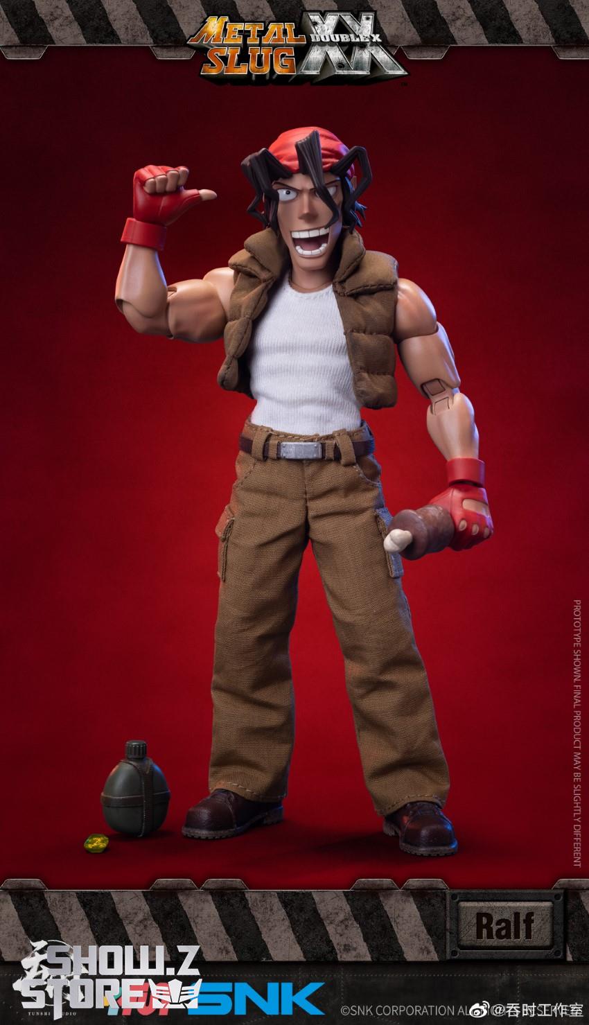Tunshi Studio Metal Slug Ralf figure combat pose display Tunshi Studio Metal Slug Ralf figure combat pose display