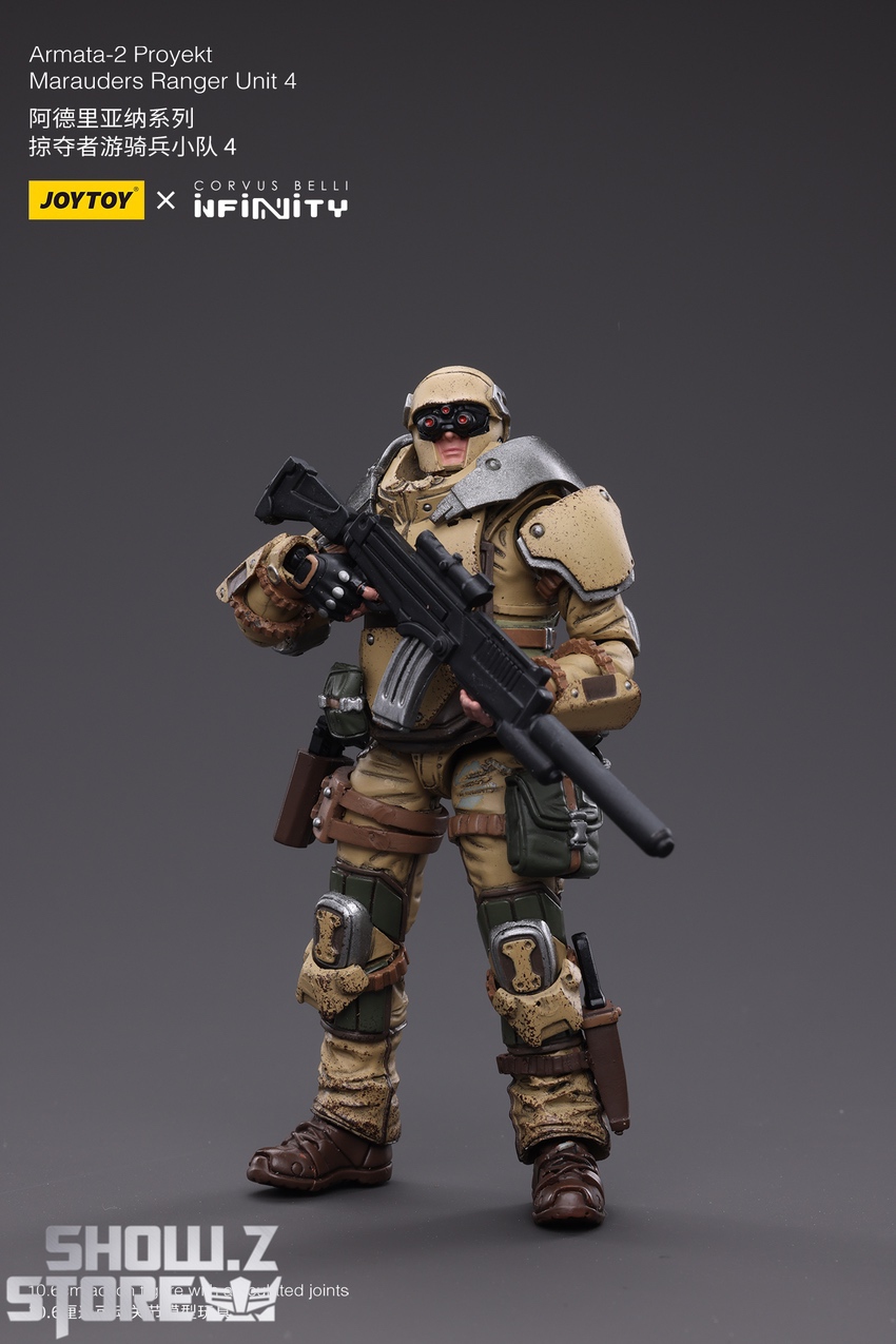 JoyToy Armata-2 Ranger Unit 4 front facing weapon raised JoyToy Armata-2 Ranger Unit 4 front facing weapon raised
