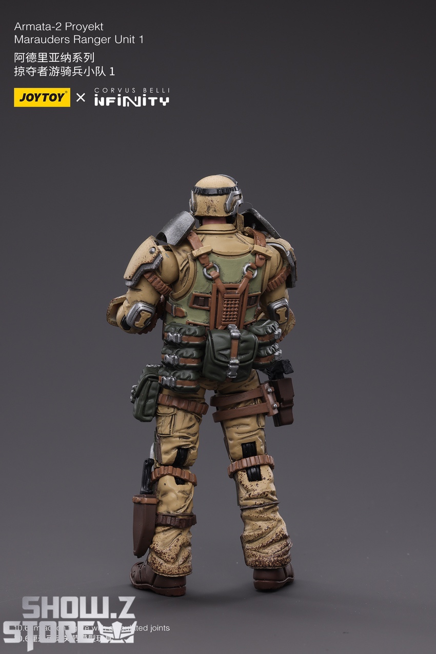 Ranger Unit 1 soldier back view full tactical equipment loadout Ranger Unit 1 soldier back view full tactical equipment loadout