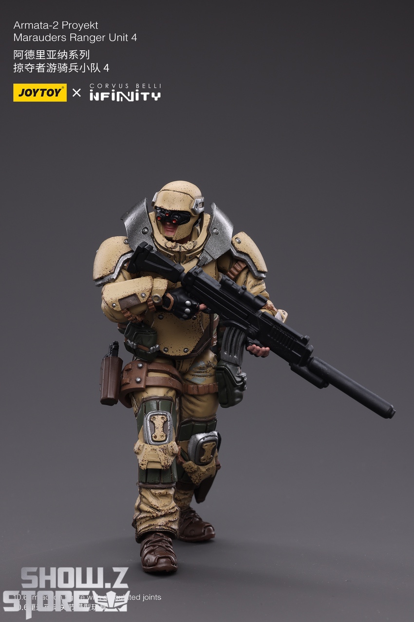 JoyToy Armata-2 Ranger Unit 4 standing rifle forward angle JoyToy Armata-2 Ranger Unit 4 standing rifle forward angle