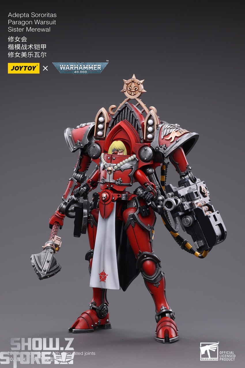 JoyToy Warhammer 40K Paragon Warsuit Merewal with dual weapon system and armor components JoyToy Warhammer 40K Paragon Warsuit Merewal with dual weapon system and armor components