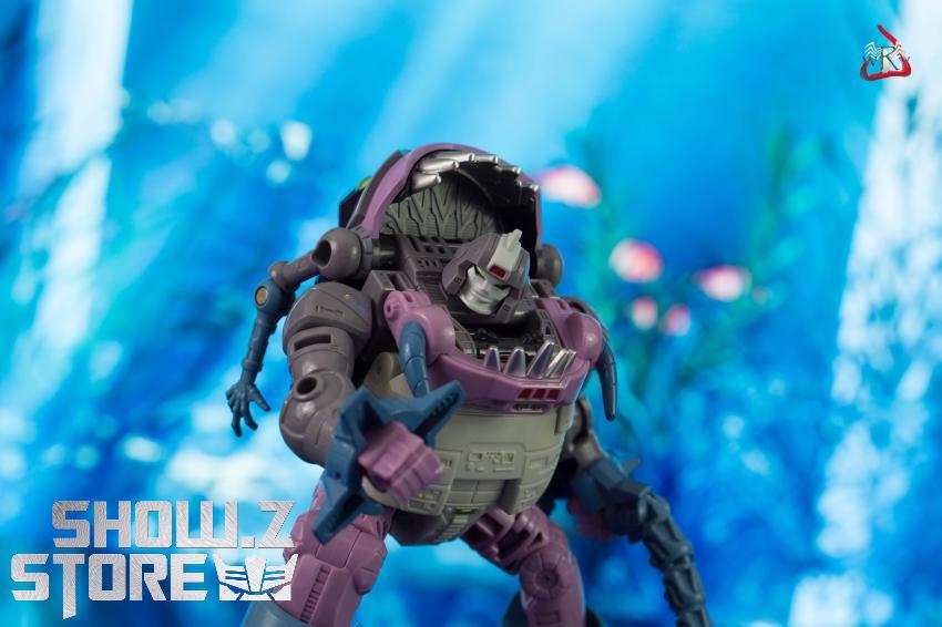 SM-01 SS86 Sharkticons set three units underwater background SM-01 SS86 Sharkticons set three units underwater background