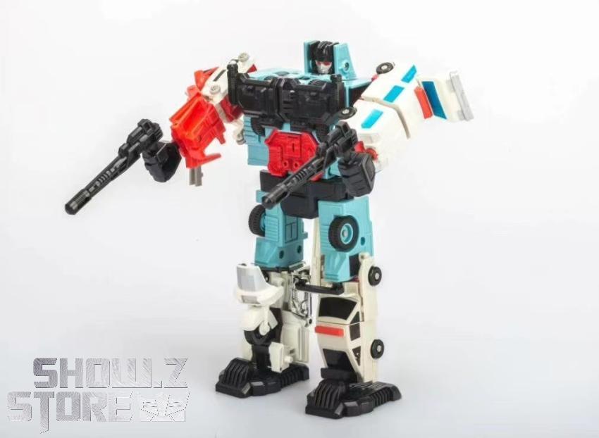 Complete 4th Party G1 Defensor action figure with all vehicle mode transformation parts Complete 4th Party G1 Defensor action figure with all vehicle mode transformation parts
