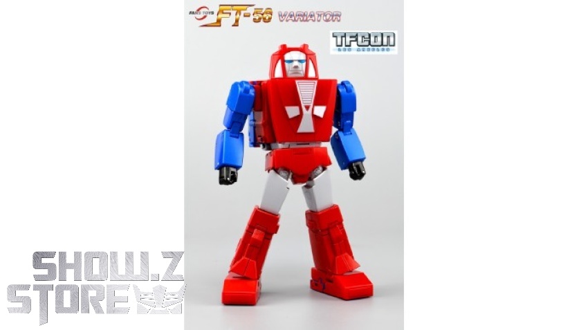 FansToys Variator Gears blue truck mode vehicle form display FansToys Variator Gears blue truck mode vehicle form display