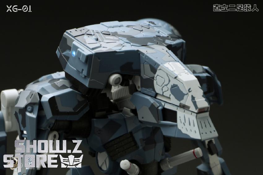 XG-01 mecha from above armor plating joints display XG-01 mecha from above armor plating joints display