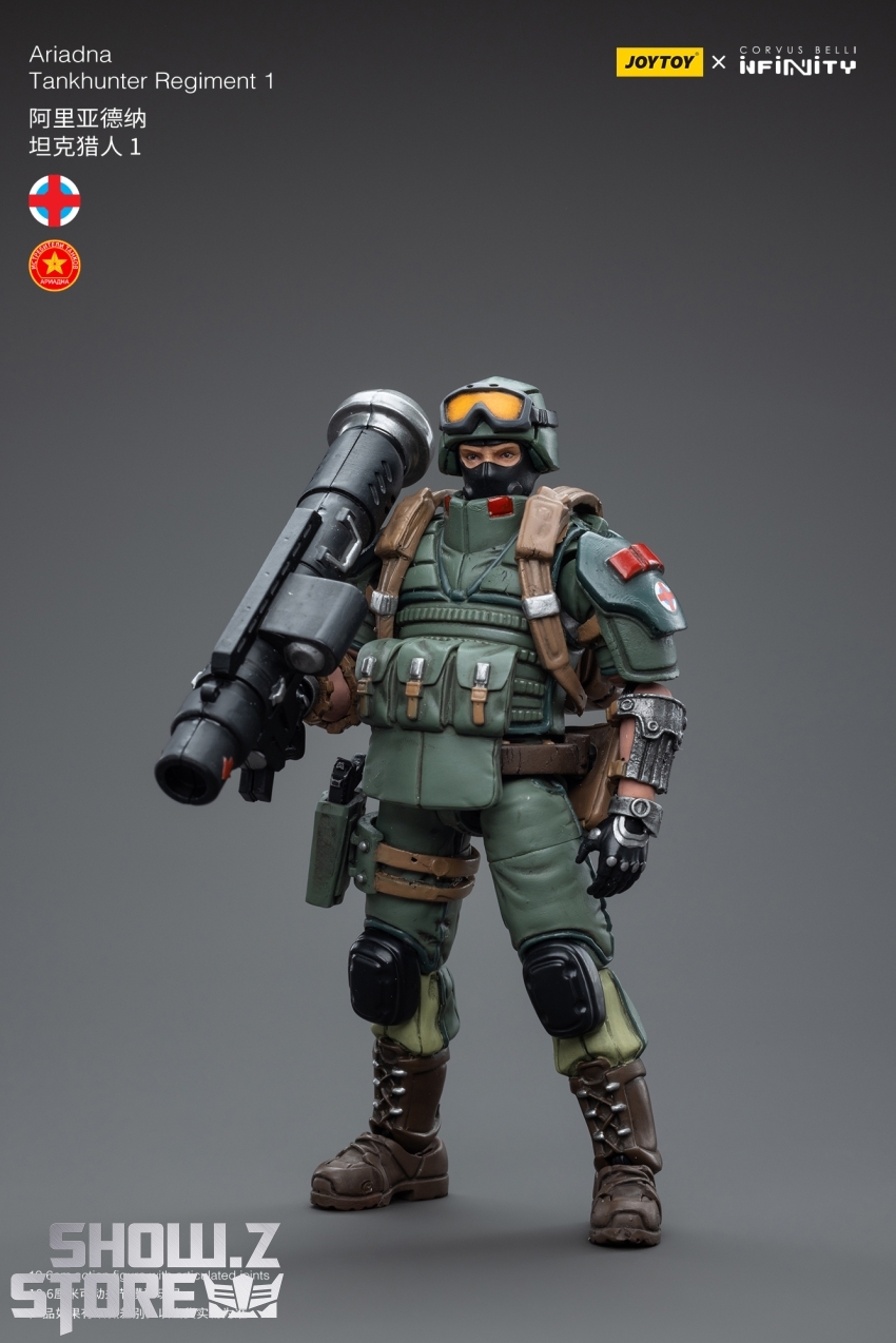 Standing pose displaying heavy combat equipment and armor detail Standing pose displaying heavy combat equipment and armor detail