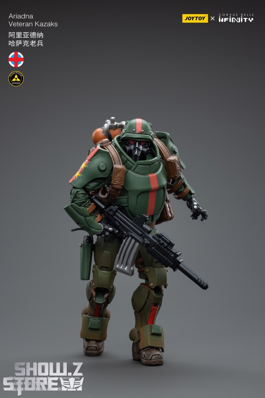 Full view displaying complete military uniform and combat equipment Full view displaying complete military uniform and combat equipment