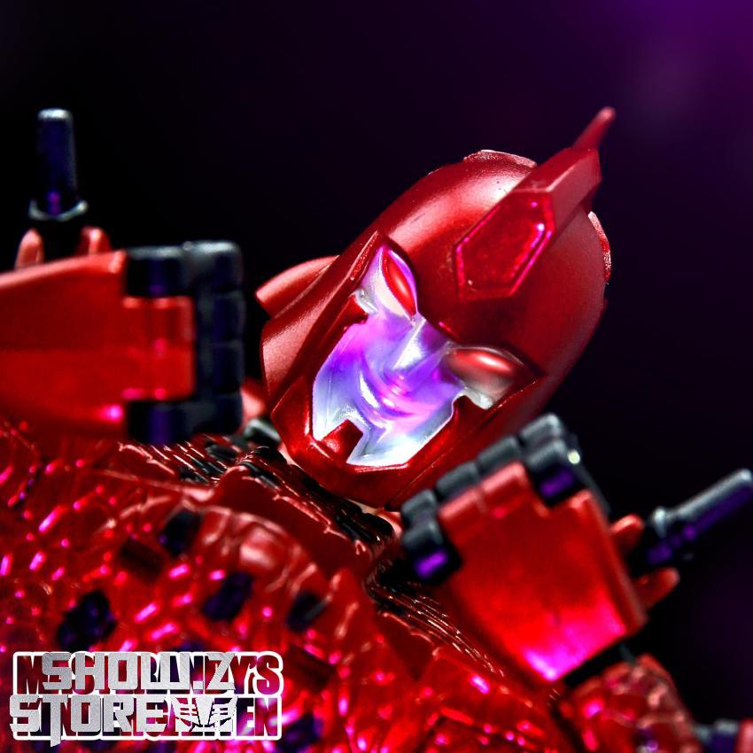 Air King Terrorsaur metallic red armor full body stance Air King Terrorsaur metallic red armor full body stance