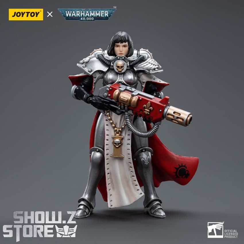Female warrior with ornate white armor and red cape Female warrior with ornate white armor and red cape