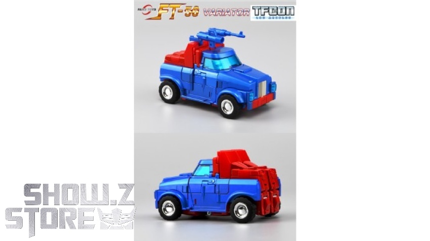 FansToys Variator Gears blue truck multiple angles poses FansToys Variator Gears blue truck multiple angles poses
