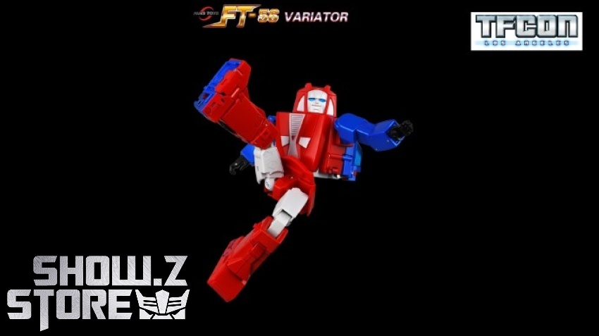 FansToys FT-56 Variator Gears red blue robot arms raised FansToys FT-56 Variator Gears red blue robot arms raised