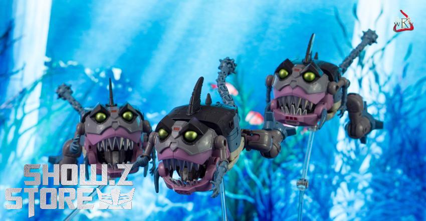 4th Party SM-01 SS86 Sharkticons set three beast mode figures 4th Party SM-01 SS86 Sharkticons set three beast mode figures
