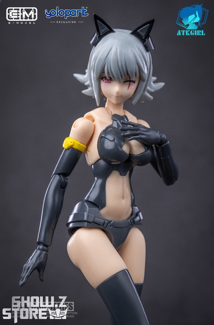 YoloPark anime girl with silver hair and tactical gear design precision YoloPark anime girl with silver hair and tactical gear design precision