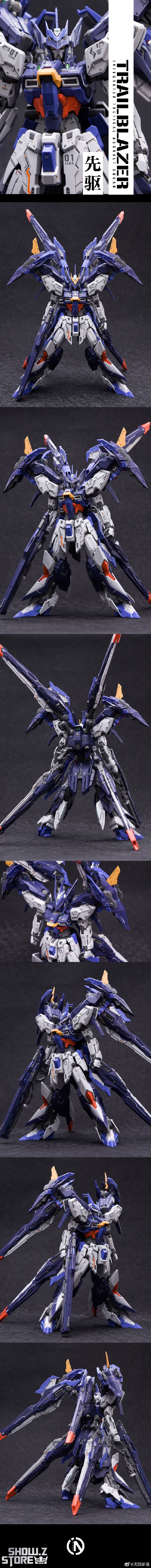 Purple blue IN ERA Vanguard model showing transformation and articulation Purple blue IN ERA Vanguard model showing transformation and articulation