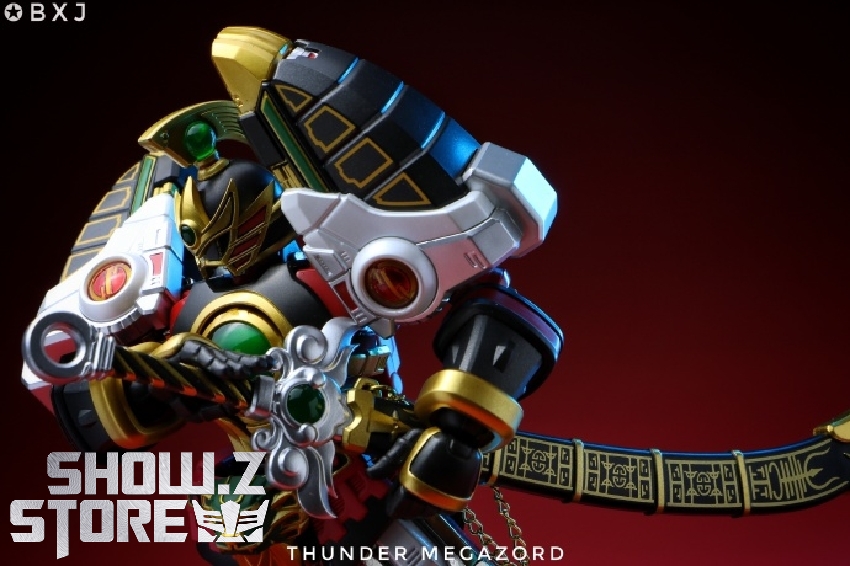Thunder Megazord metallic gold and blue Thunder Megazord metallic gold and blue