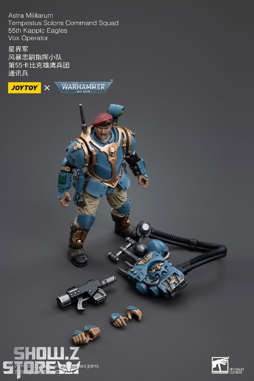JoyToy Astra Militarum Scions Medic soldier figure with detailed armor and accessories JoyToy Astra Militarum Scions Medic soldier figure with detailed armor and accessories