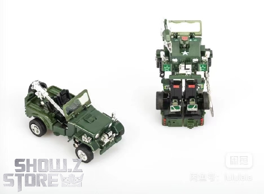 Detailed package showing robot form and vehicle configuration Detailed package showing robot form and vehicle configuration