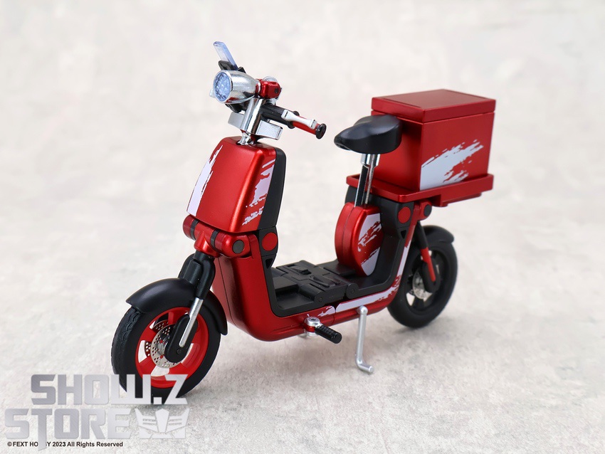 Fext Hobby 1/12 GB-01 red transformable scooter bike toy with blue helicopter mode and storage cargo box Fext Hobby 1/12 GB-01 red transformable scooter bike toy with blue helicopter mode and storage cargo box