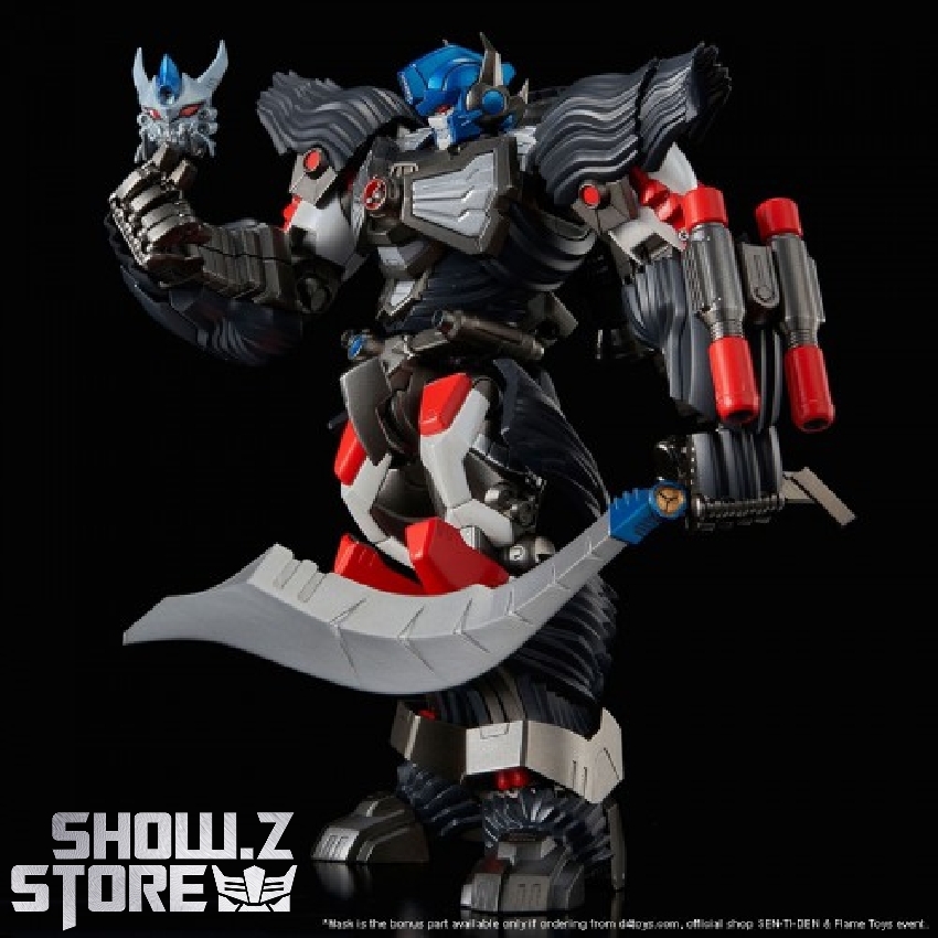 Flame Toys Furai Beast Wars transformation complete robot figure with wing display Flame Toys Furai Beast Wars transformation complete robot figure with wing display