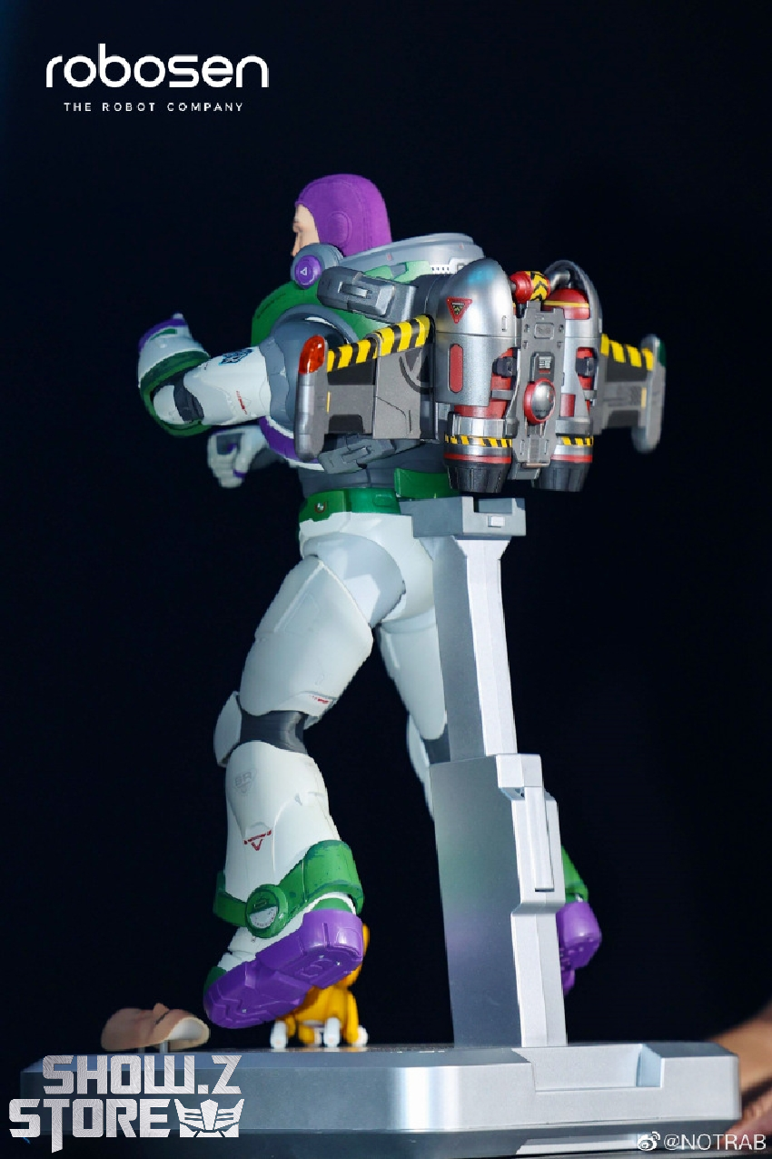 Robosen Buzz Lightyear Standard legs spread arms extended accessories Robosen Buzz Lightyear Standard legs spread arms extended accessories