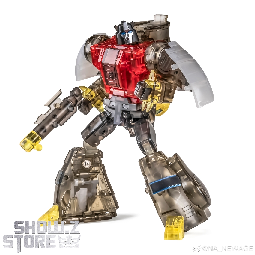 NewAge Sludge transparent robot with complete articulation and arm details NewAge Sludge transparent robot with complete articulation and arm details