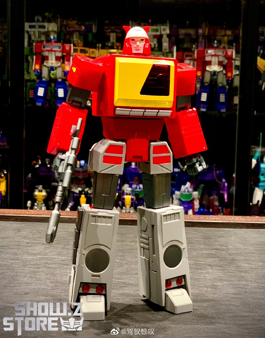 FansToys FT-55 Recorder Blaster Rewind set two robots display FansToys FT-55 Recorder Blaster Rewind set two robots display