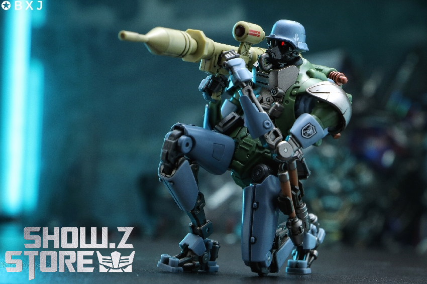 Forging Soul AGS-37 Vulture Signaller blue armor soldier figure Forging Soul AGS-37 Vulture Signaller blue armor soldier figure