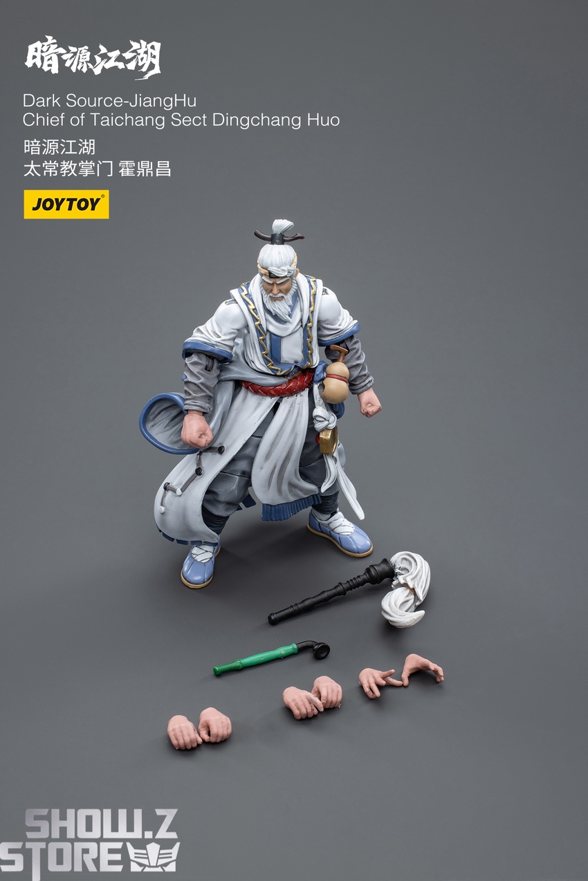 Dark Source Dingchang Huo dynamic action pose weapon display Dark Source Dingchang Huo dynamic action pose weapon display