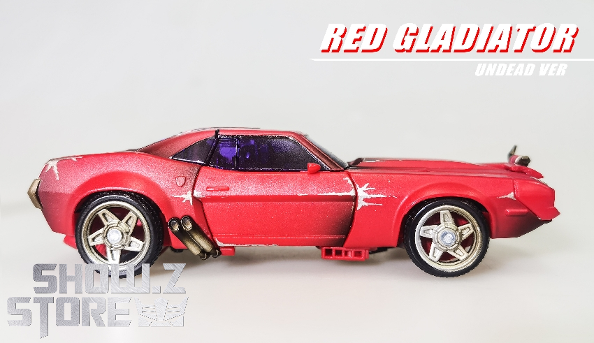 Red Cliffjumper complete transformation between vehicle and robot states Red Cliffjumper complete transformation between vehicle and robot states
