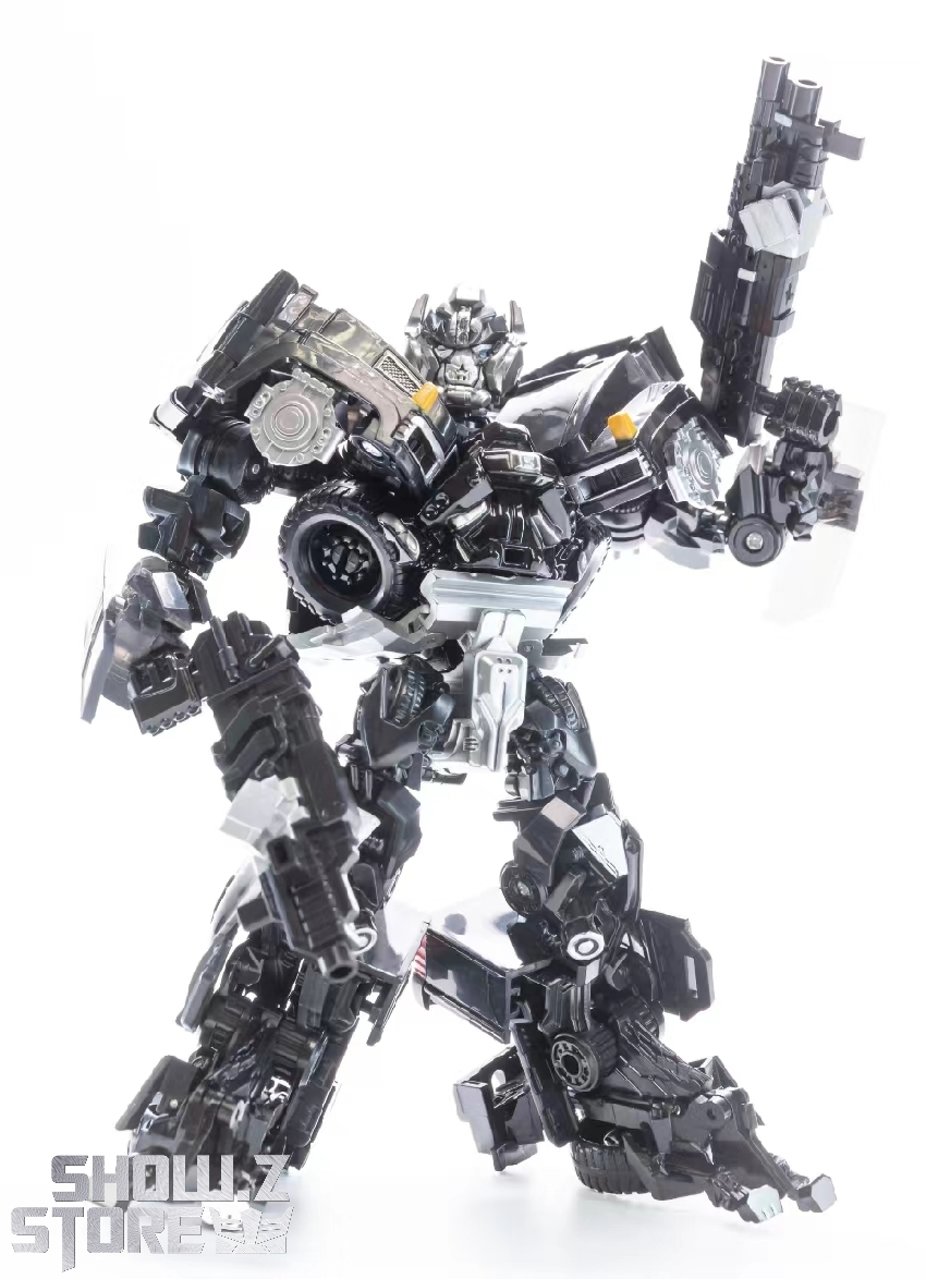 Ironhide Studio Series figure displaying intricate transformation engineering and combat readiness Ironhide Studio Series figure displaying intricate transformation engineering and combat readiness