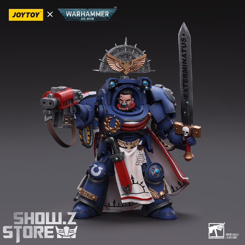 JoyToy 1/18 Warhammer 40K Ultramarines Terminator Captain with heavy armor and weapons JoyToy 1/18 Warhammer 40K Ultramarines Terminator Captain with heavy armor and weapons