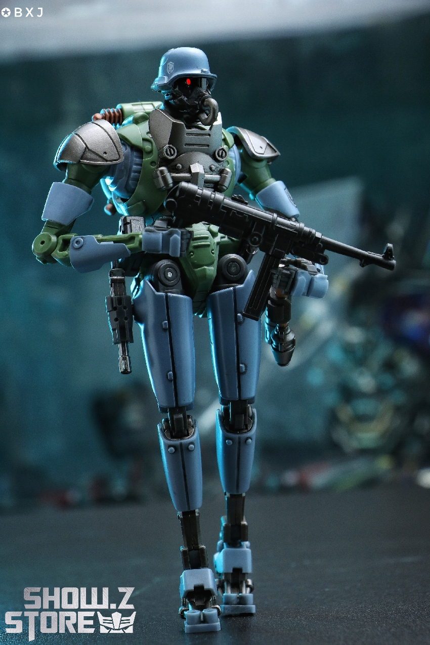 Forging Soul Vulture Signaller blue combat suit running pose Forging Soul Vulture Signaller blue combat suit running pose